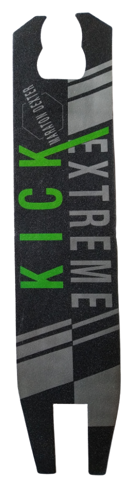 

Гриптейп (Наждак, Шкурка) для трюкового самоката "Kick Extreme Green" Размер 110 мм х 495 мм