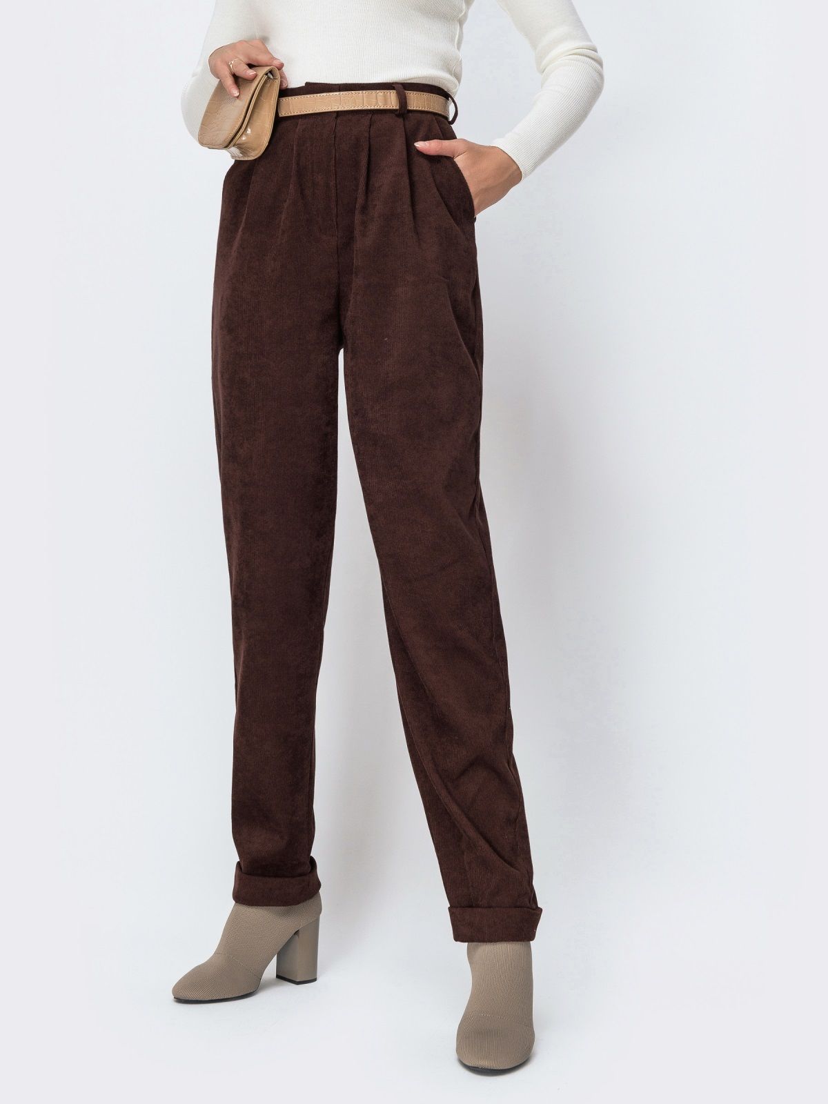 Женские вельветовые брюки ЛП-2-1019(750)
