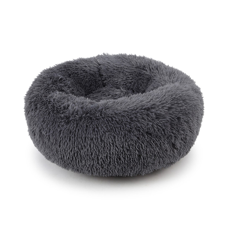 

Лежак пуфик для котов собак круглый Taotaopets 552201 S Dark Grey