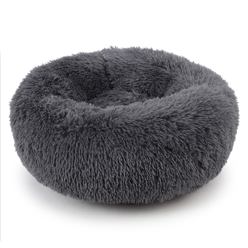 

Лежак пуфик для котов собак круглый Taotaopets 552201 XL Dark Grey