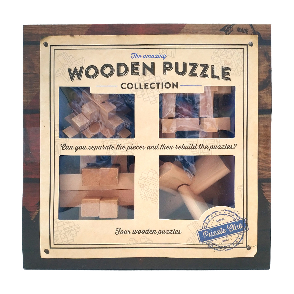 

Набор из 4 деревянных головоломок IQ-Wood (43733)