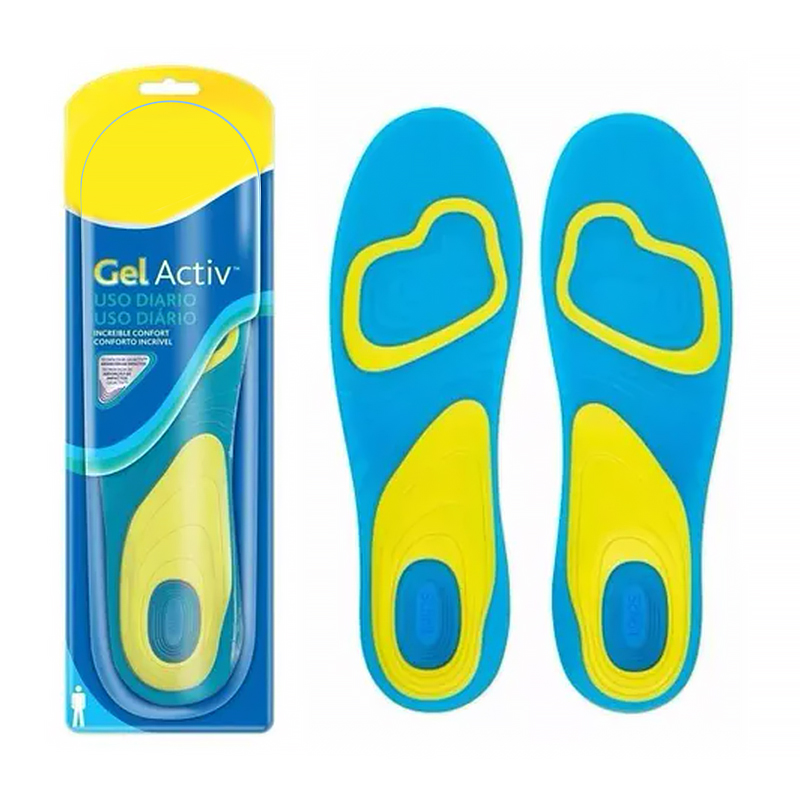 

Силиконовые стельки Lesko Activ Gel HL-086 гелевые Мужские