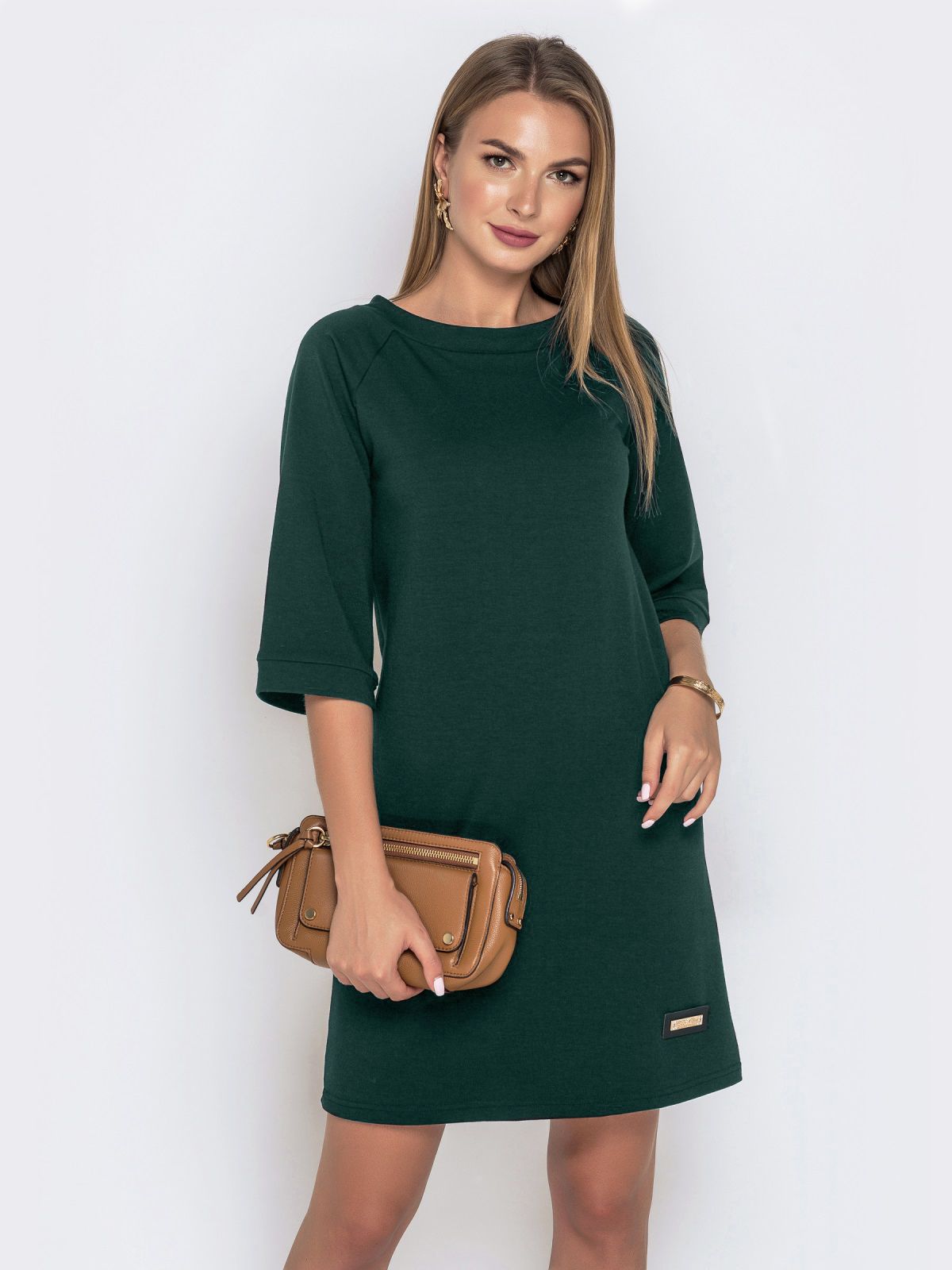 

Платье Dressa 50560 48 Бутылочное
