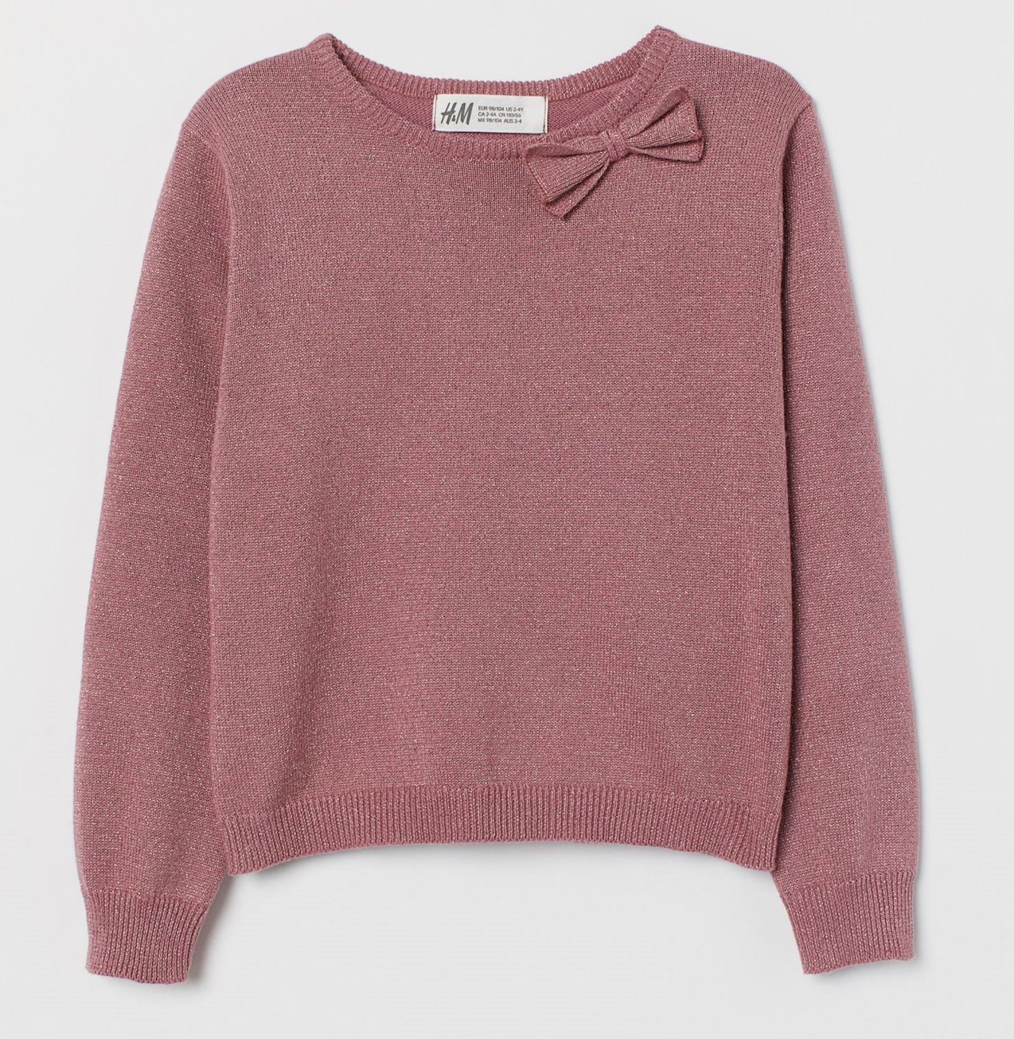 

Джемпер H&M 0764570 0 62 см Розовый