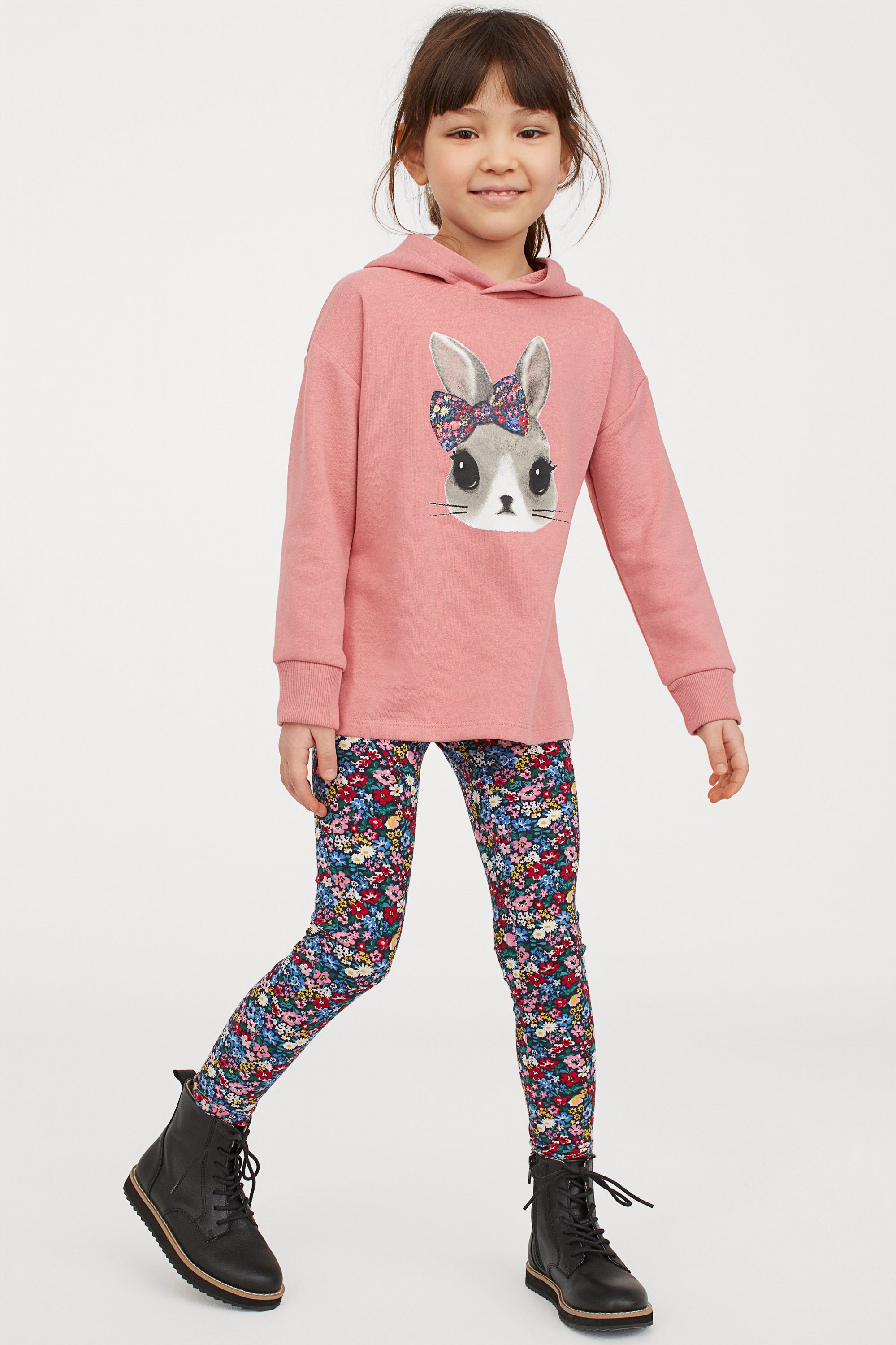 

Худи H&M 0805688 1 110-116 см Розовый