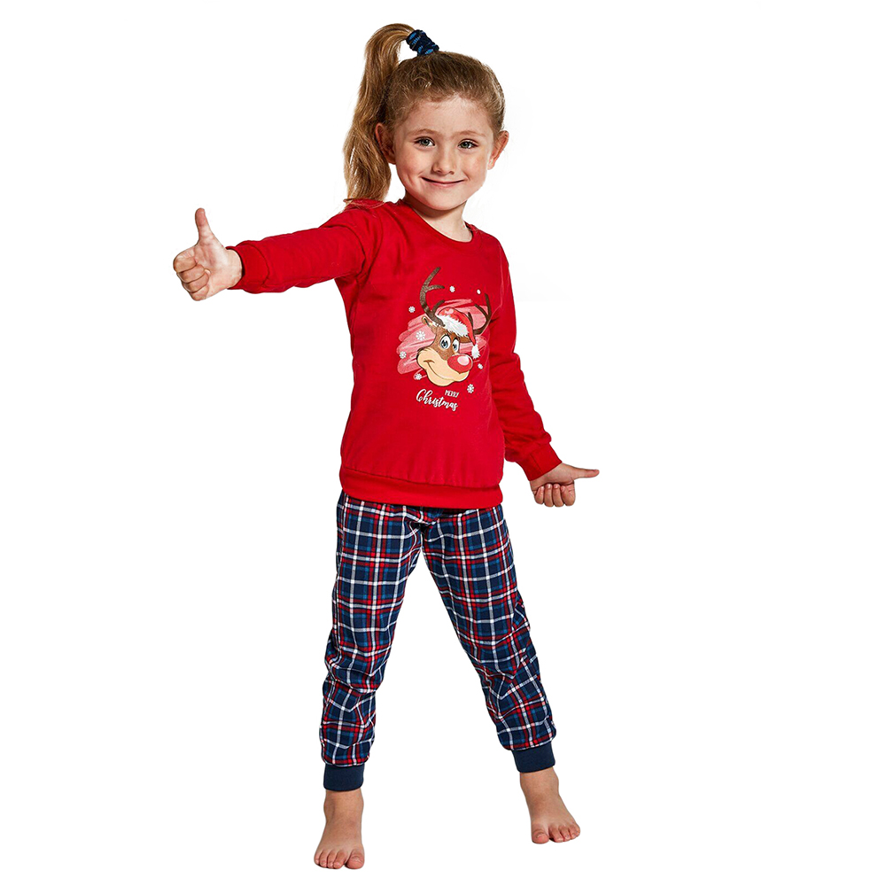 

Комплект домашний для девочки CORNETTE 122-128 RED (594/130 Reindeer)
