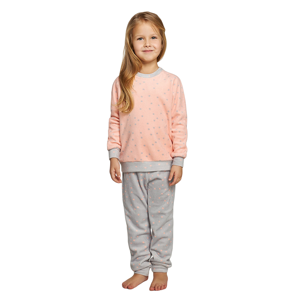 

Комплект домашний для девочки ELLEN 116 персиковый (GNP 017/004)