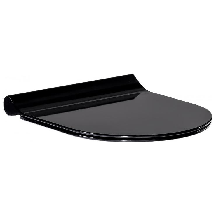 

Сиденье для унитаза округлое, твердое Slim slow-closing VOLLE AMADEUS 13-06-035BLACK черное (52768)
