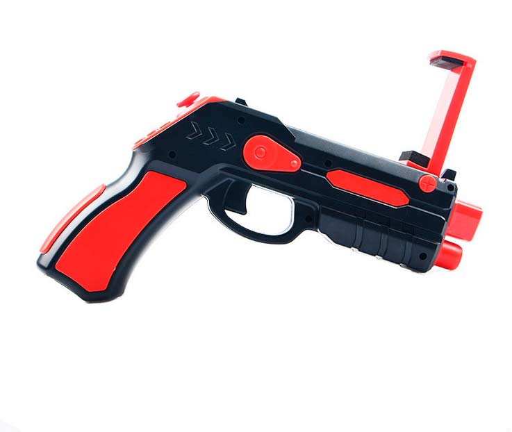 

Пистолет виртуальной реальности AR Blaster, красный c кнопками навигации (PV-500)
