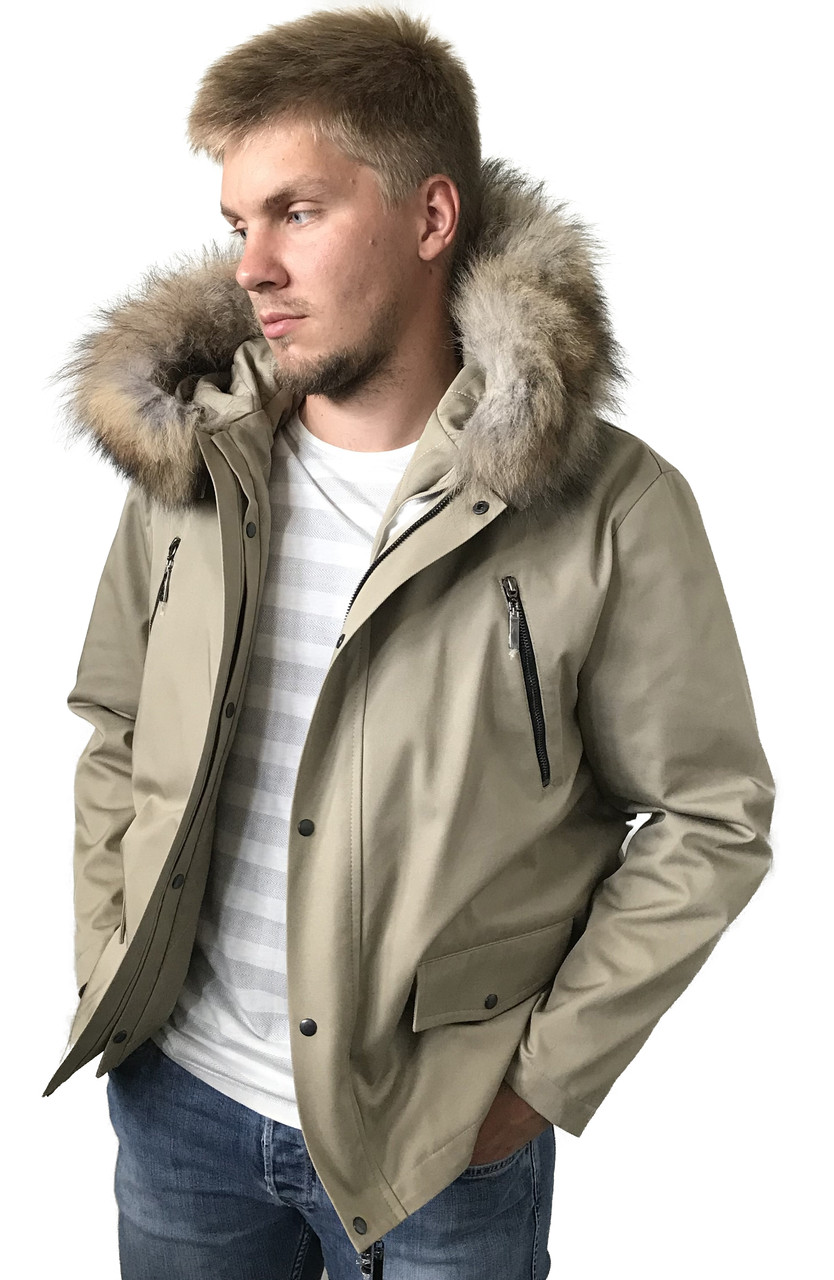 

Мужская парка 2 в 1 RizhikOva Khaki 48 RO-1476