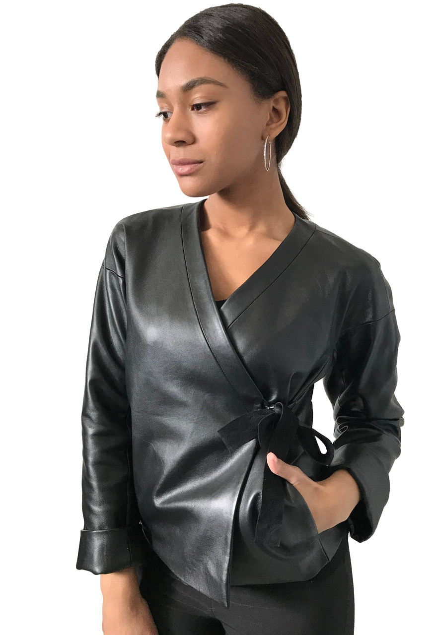 

Кожаная куртка RizhikOva Black 46 RO-1686