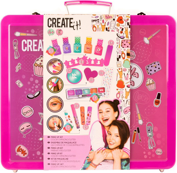 

Набор косметики Create it! Глиттер в кейсе (84138) (8712916083290)