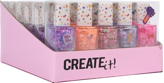 

Набор лаков для ногтей Create it! Конфетти 5 шт. (84147) (8712916084495)