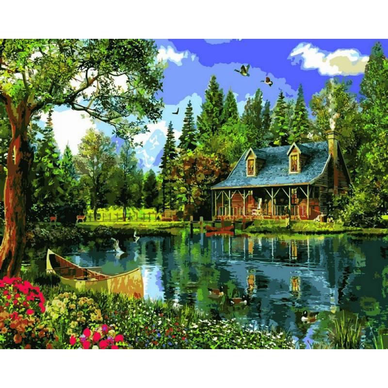 

Картина по номерам VP1146 Хрустальное озеро, 40x50 см., Babylon