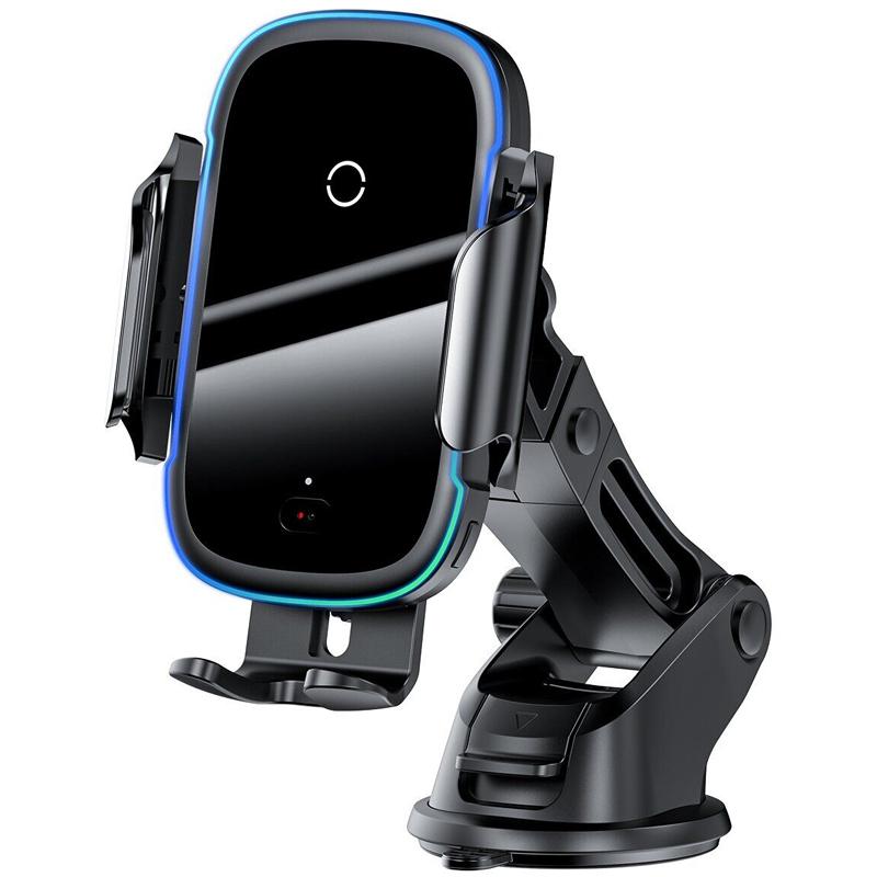 

Холдер Baseus Wireless Charger Light Electric Car Mount (WXHW03-01) Black