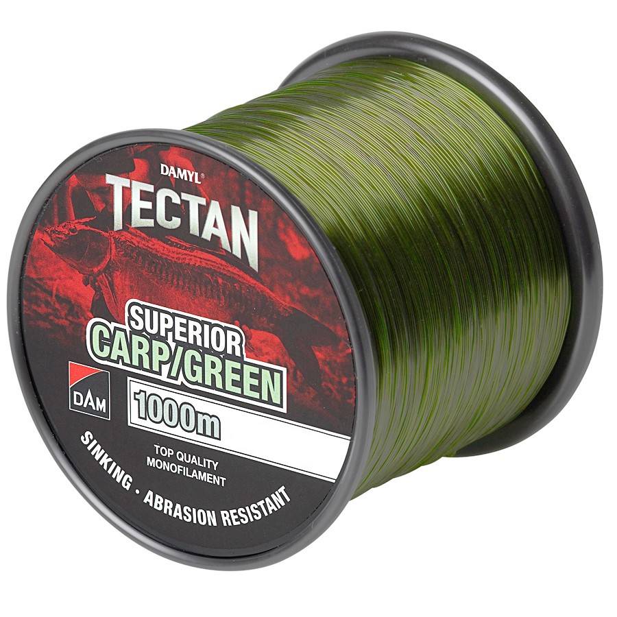 

Леска DAM Damyl Tectan Carp 1000m 0.30mm 7kg green (66282)