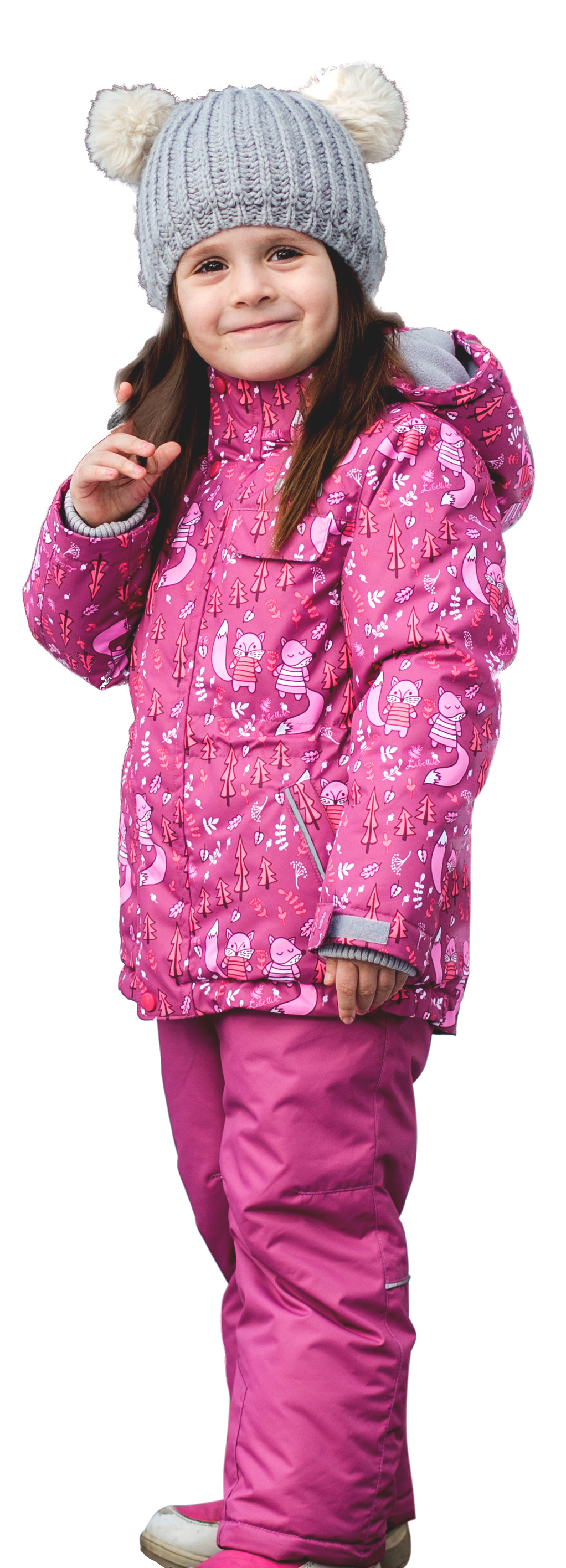 

Комплект (куртка + полукомбинезон) Baby Line Лисички 92 см Темно-коралловый (ROZ6205041412)