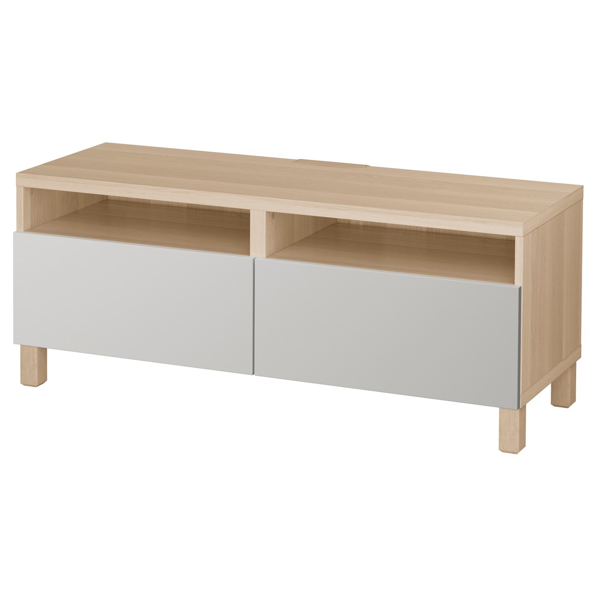 

Тумба для ТВ с ящиками IKEA БЕСТО под беленый дуб 391.980.43