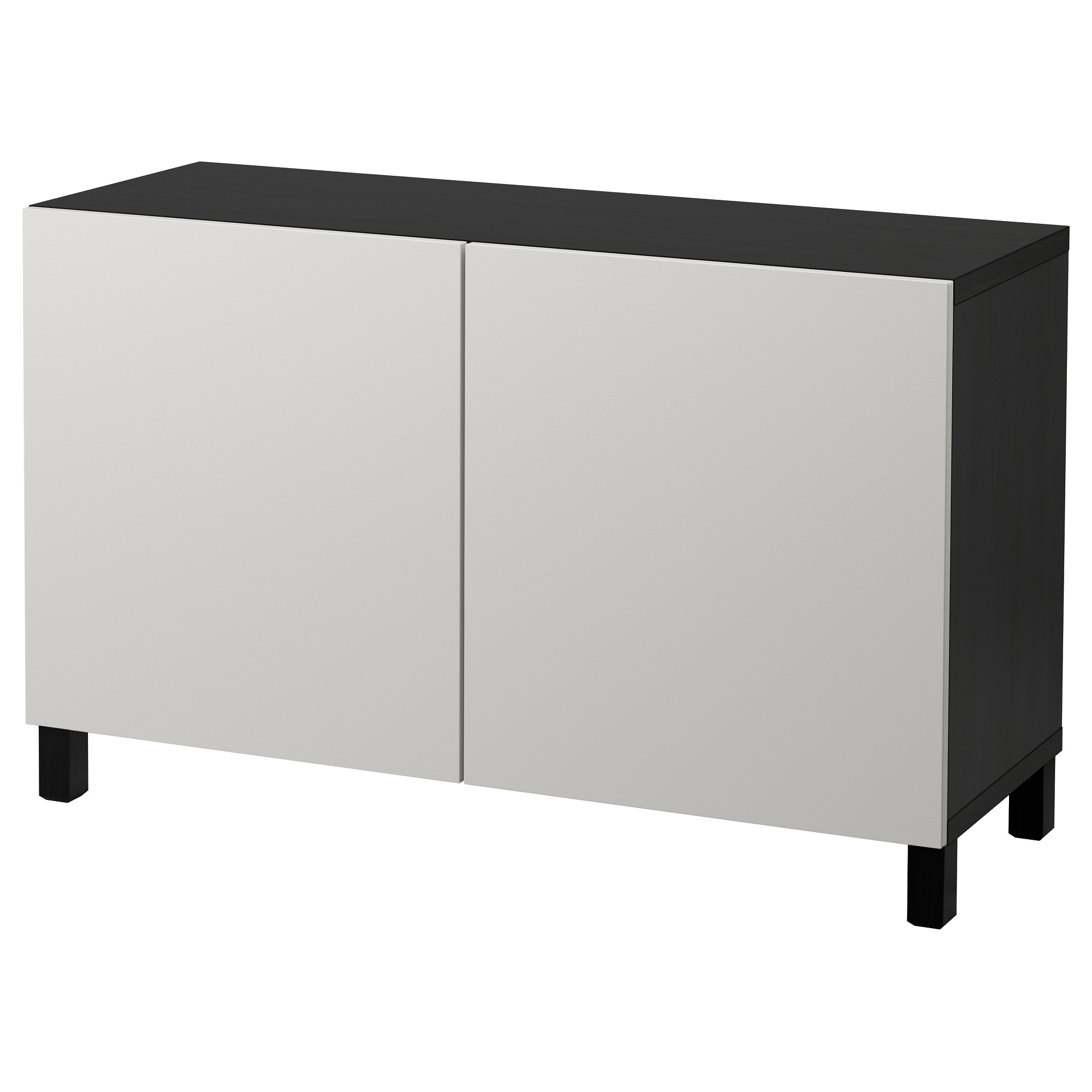

Комбинация для хранения с дверцами IKEA БЕСТО черно-коричневый 092.078.12