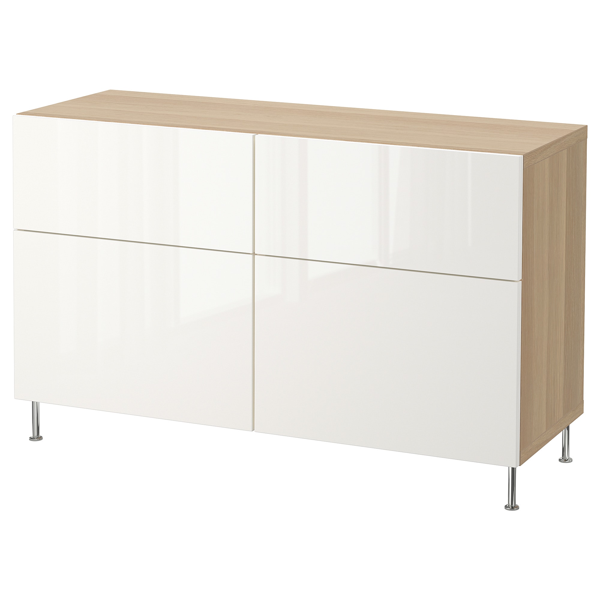 

Комб для хран с дверц/ящ IKEA БЕСТО под беленый дуб 092.684.76