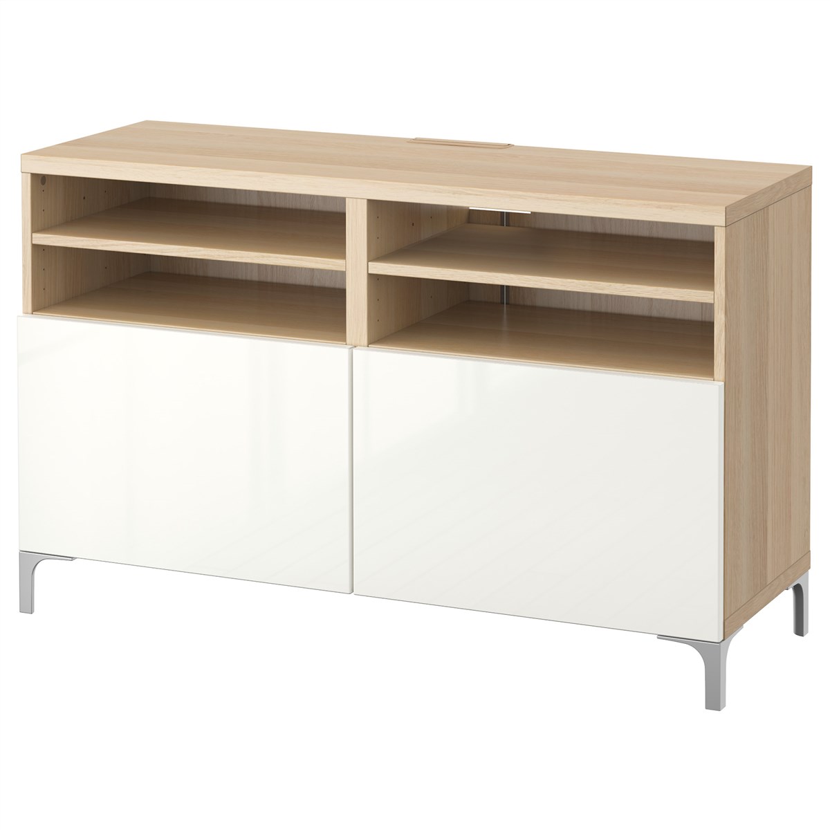 

Тумба под ТВ IKEA БЕСТО под беленый дуб 190.677.74