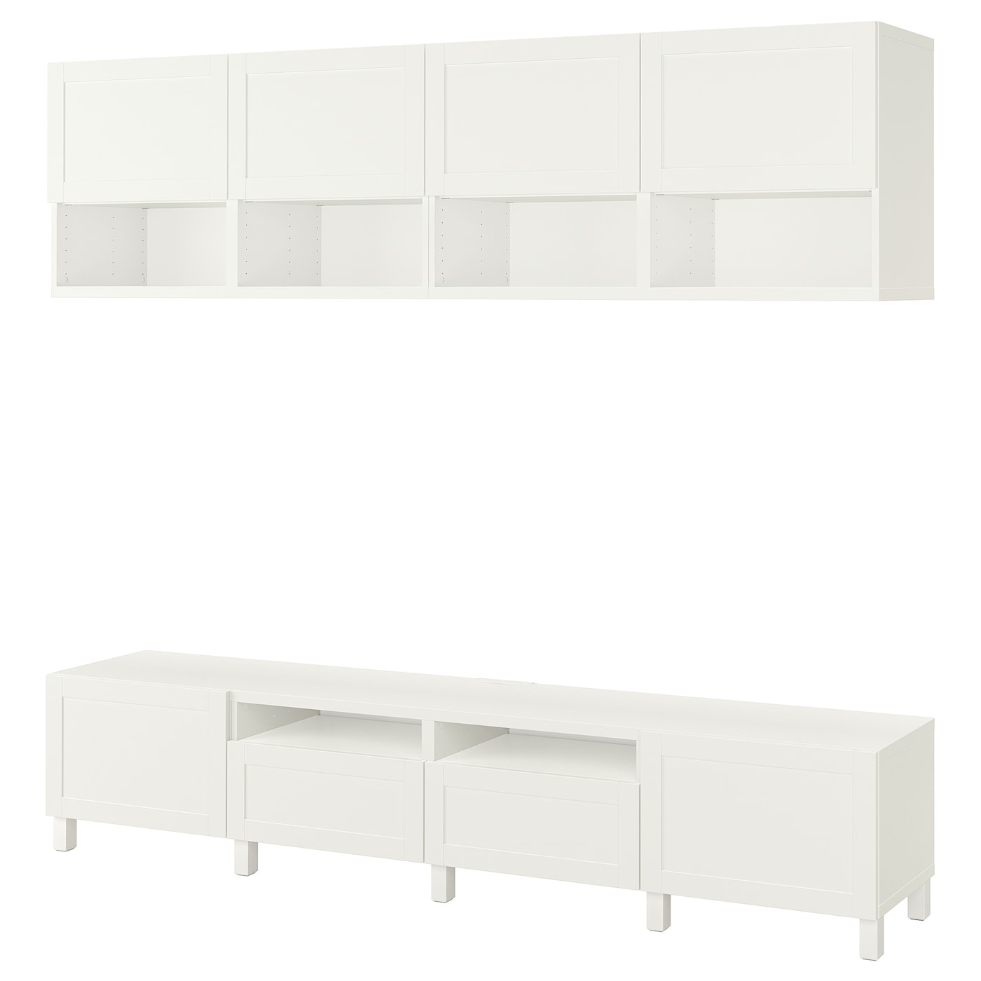 

Шкаф для ТВ IKEA БЕСТО белый 993.029.42