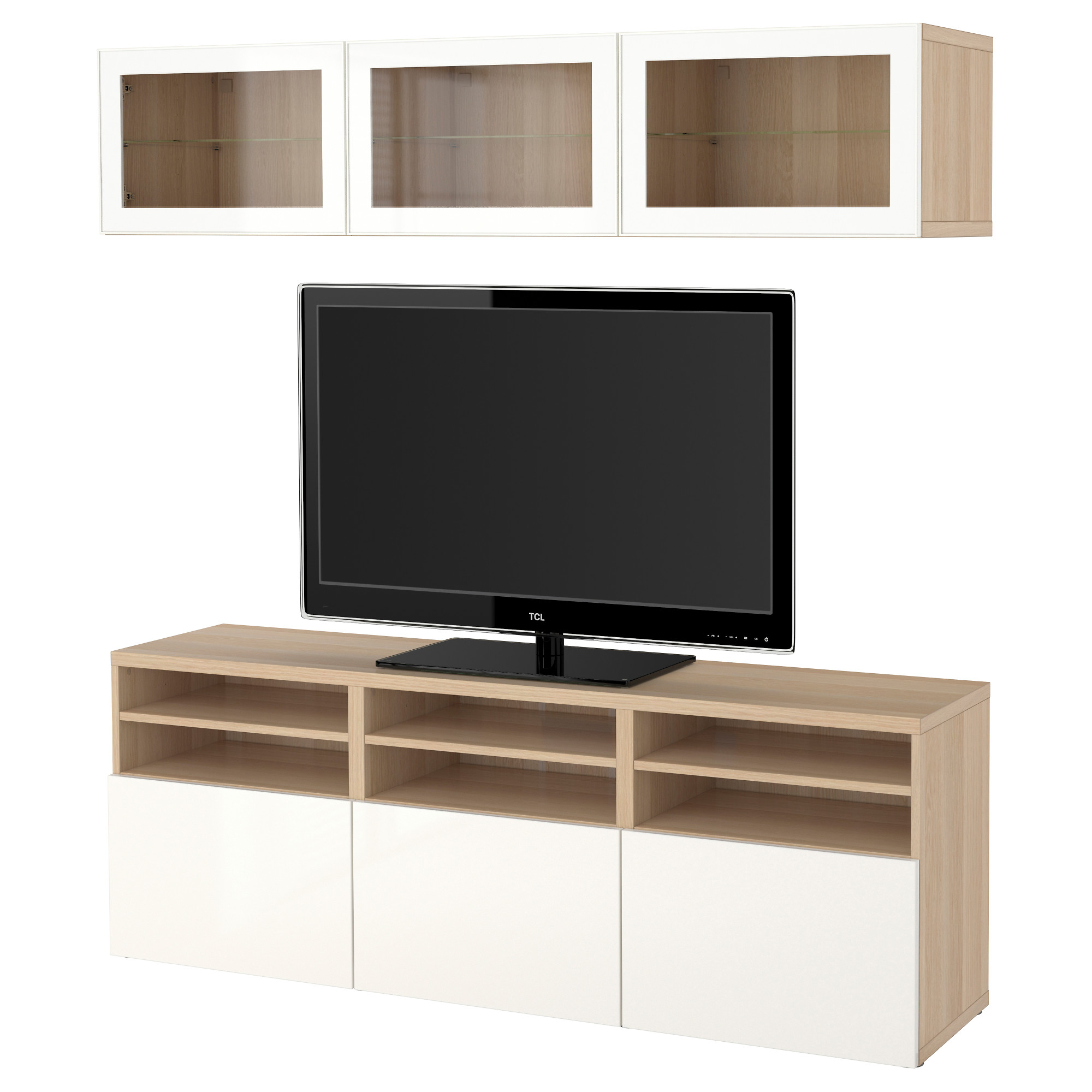 

Шкаф для ТВ IKEA БЕСТО под беленый дуб 691.946.04