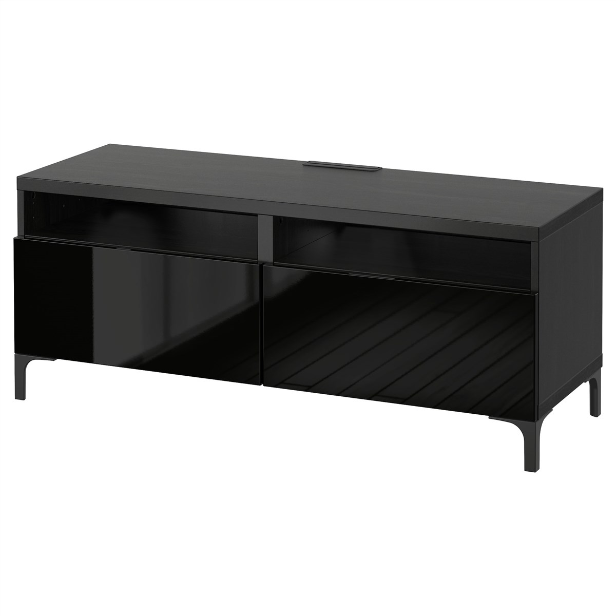 

Тумба для ТВ с ящиками IKEA БЕСТО черно-коричневый 891.881.88