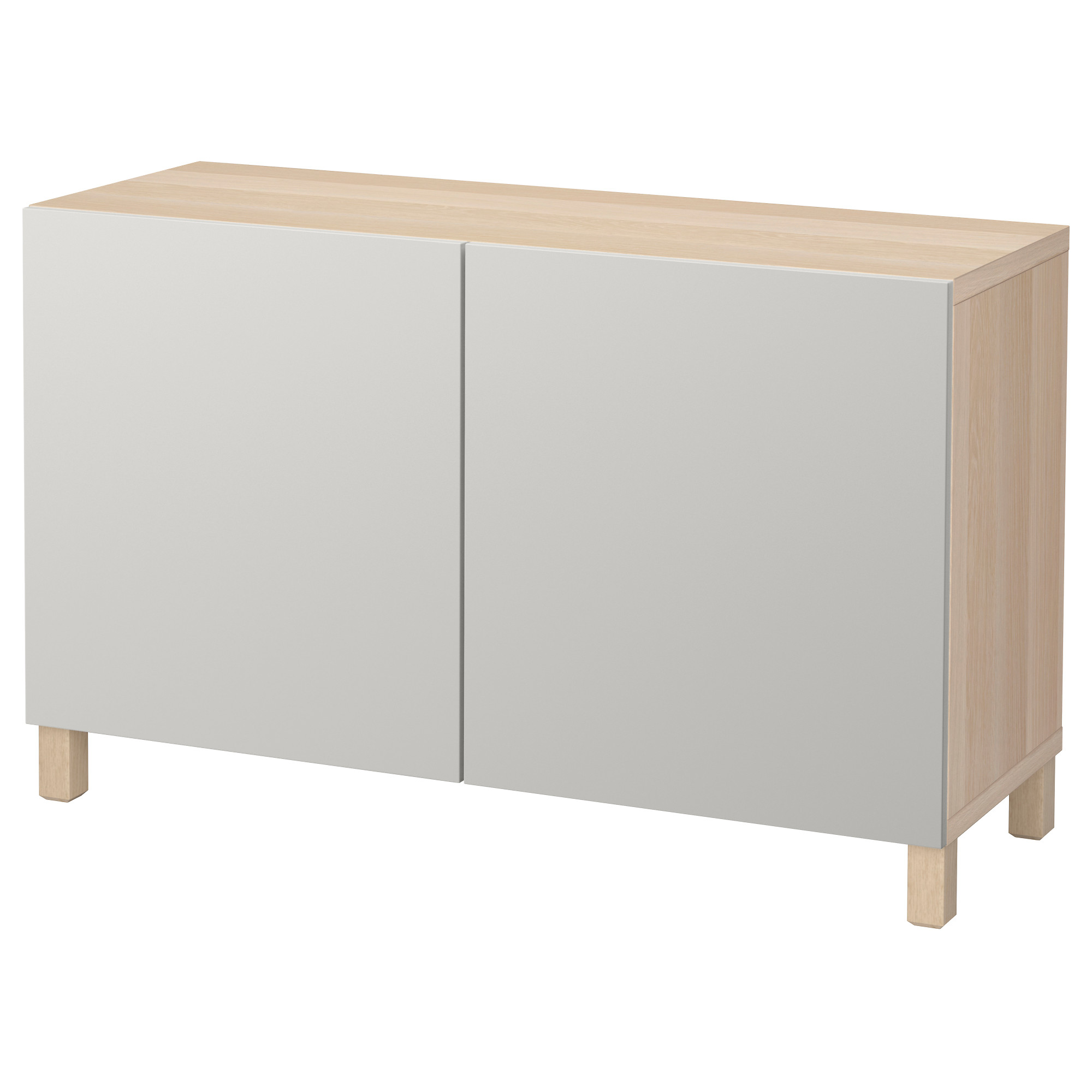 

Комбинация для хранения с дверцами IKEA БЕСТО под беленый дуб 192.078.35