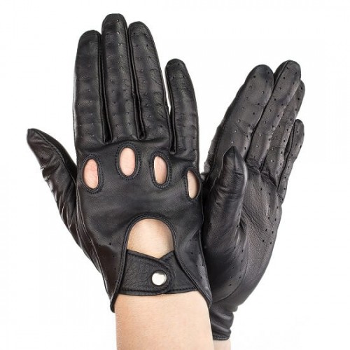 

Перчатки женские автомобильные GlovesUA мод.275 р.8 черные (шов внутрь)