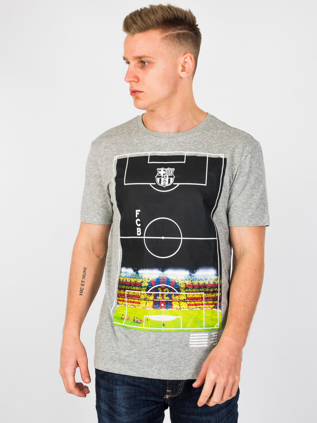 

Футболка FC Barcelona Jack & Jones 2181T4564  Серый, Футболка FC Barcelona Jack & Jones 2181T4564 S Серый