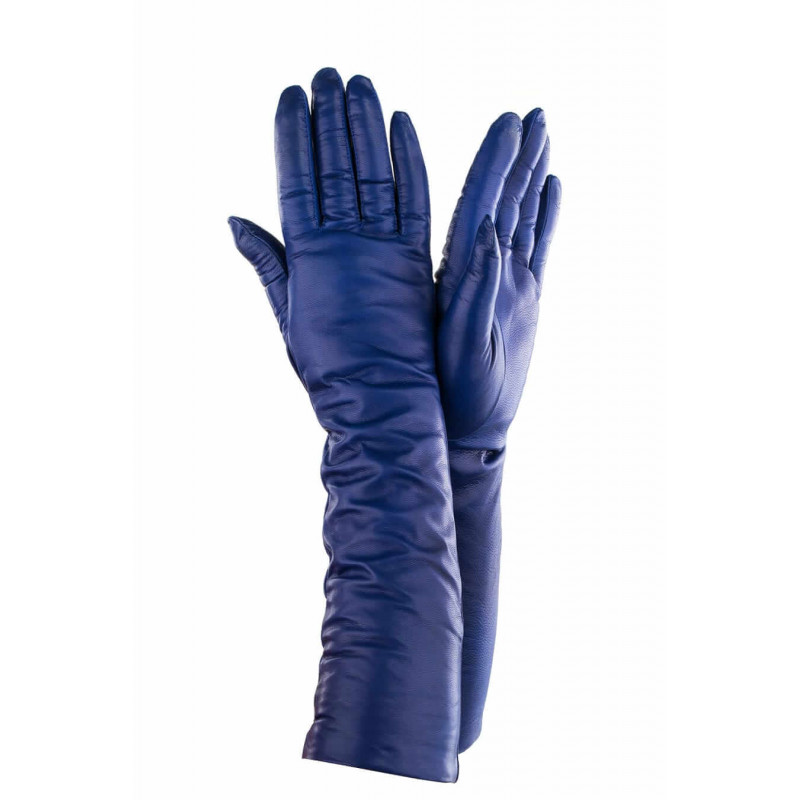 

Перчатки женские длинные GlovesUA мод.052-40 р.6 синие