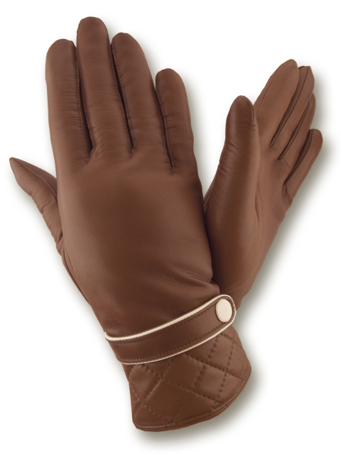

Перчатки женские GlovesUA Итальянская кожа мод.445 р.6 коньяк