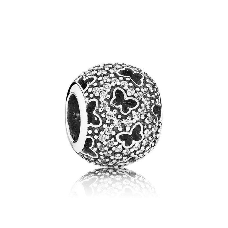 

Шарм Pandora style «Порхающие бабочки» 791482CZ