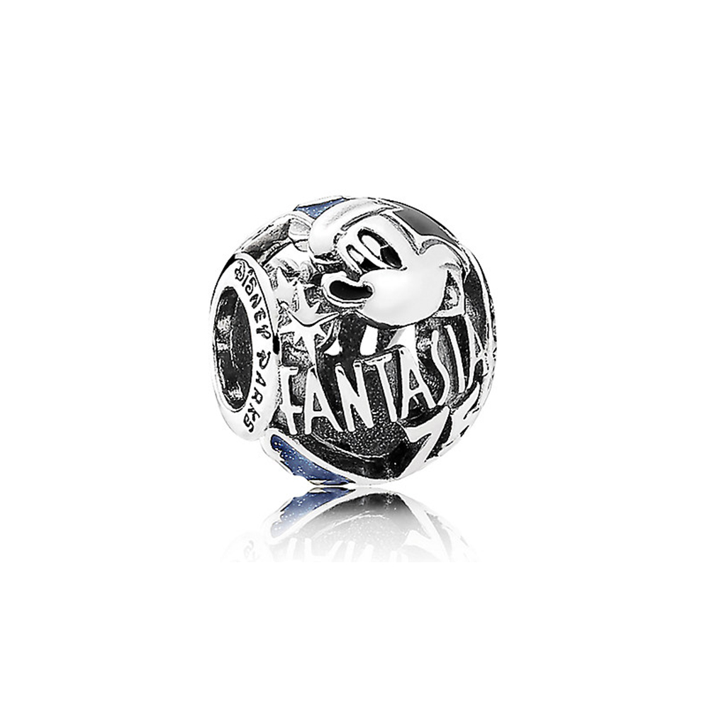 

Шарм из серебра Pandora style Волшебник Микки - Фантазия 7501055890345P