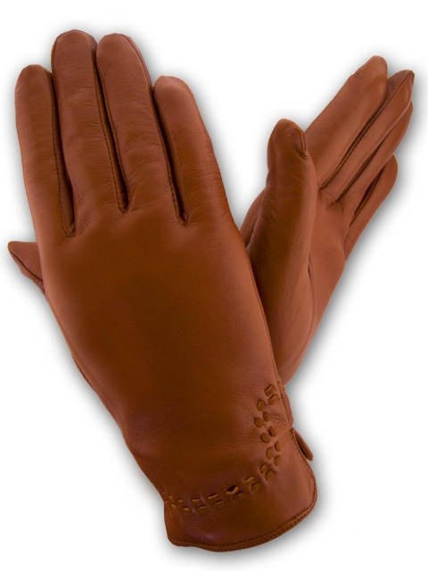 

Перчатки женские GlovesUA Итальянская кожа мод.369 р.8.5 кирпичные