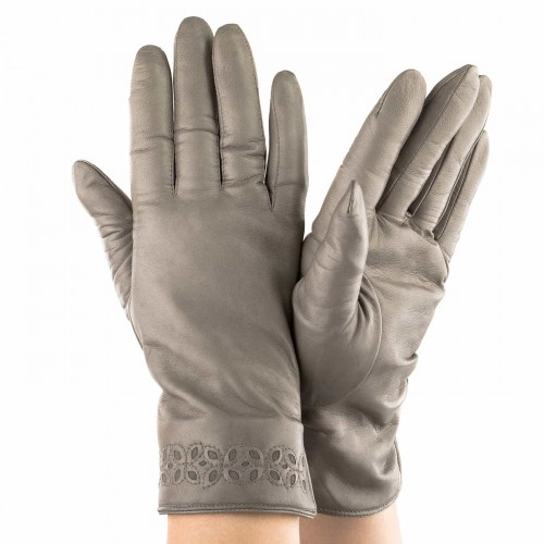 

Перчатки женские GlovesUA Итальянская кожа мод.003 р.8 серые