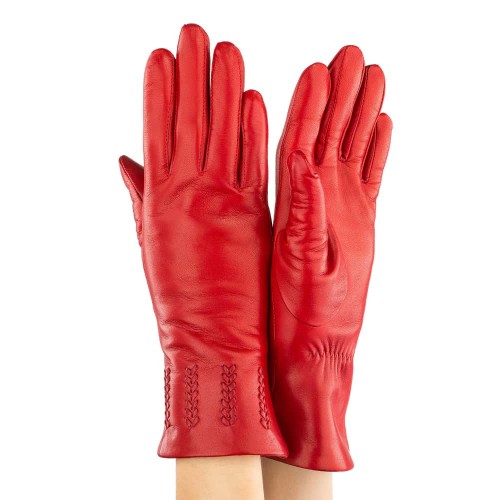 

Перчатки женские GlovesUA Итальянская кожа мод.442 р.7 красные