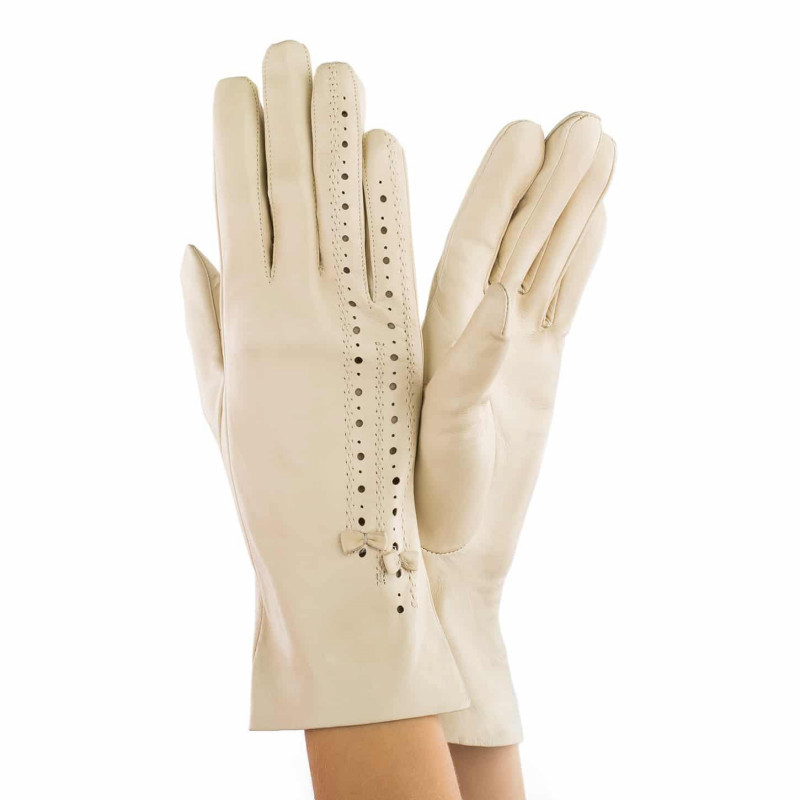 

Перчатки женские GlovesUA Итальянская кожа мод.247 р.6 бежевые