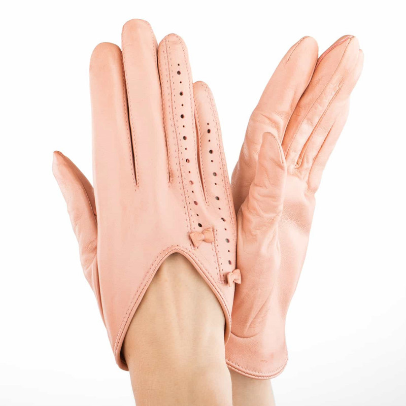 

Перчатки женские GlovesUA Итальянская кожа мод.247 р.8 розовые