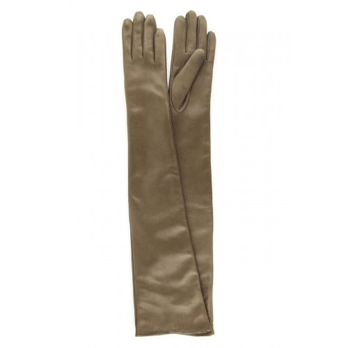 

Перчатки женские длинные GlovesUA Итальянская кожа мод.052-60 р.7 оливковые