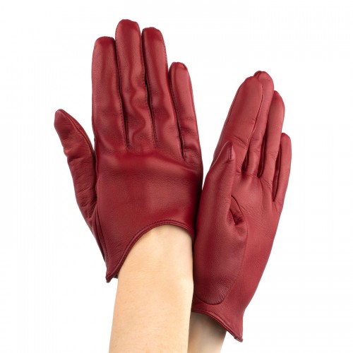 

Перчатки женские GlovesUA Итальянская кожа мод.377 р.7 бордо