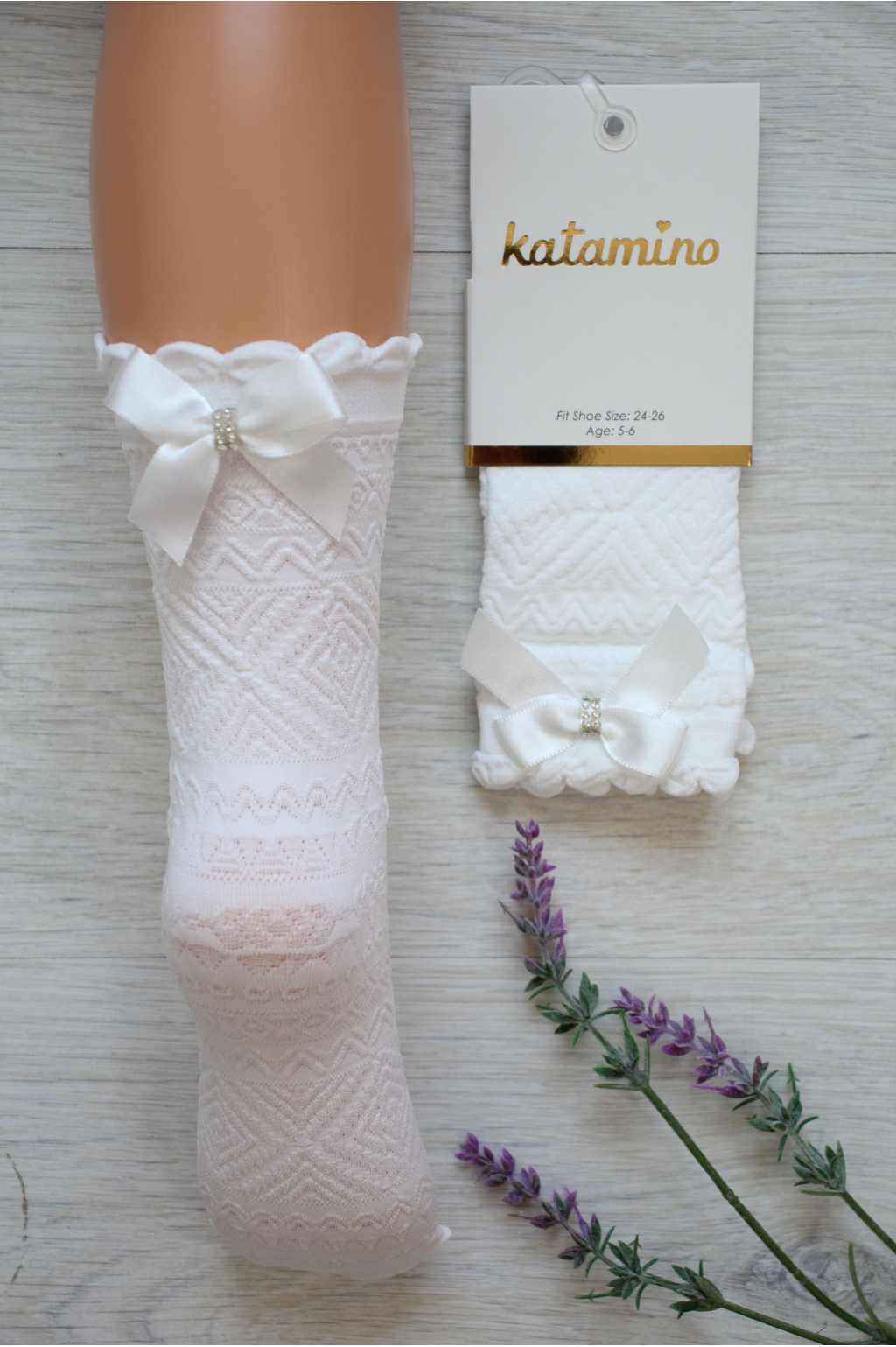

Носки Katamino 18 / 5-6 лет см Белый