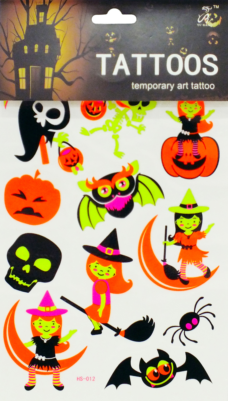

Тату Seta Decor Halloween Body Art 16-206-2 Разноцветное