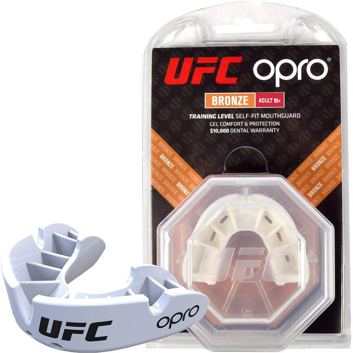 

Капа OPRO Bronze UFC Hologram White R145162