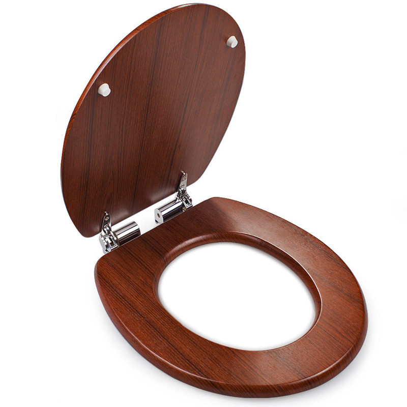 

Деревянное сиденье для унитаза, стульчак ComFort Wooden с плавным закрытием