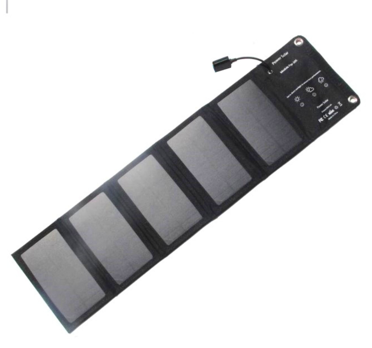 

Складное портативное солнечное зарядное устройство 10 Вт BUHESHUI / с USB портом / солнечная панель BUHESHUI
