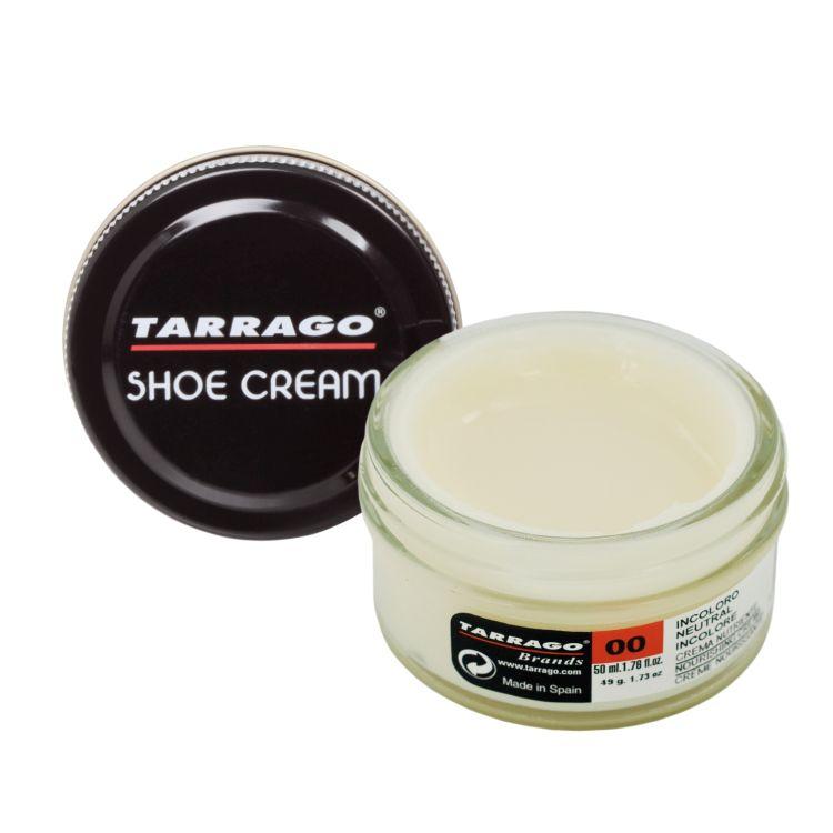

Крем для обуви из гладкой кожи Бесцветный Tarrago Shoe Cream, 50 мл стекл.банка.
