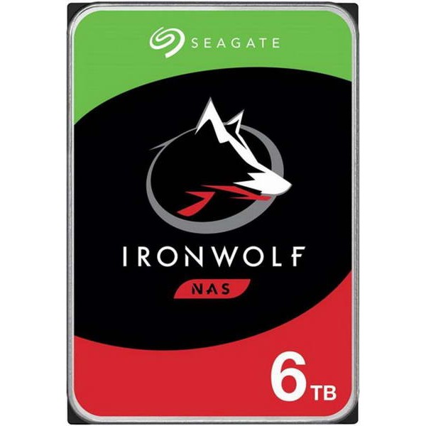 

HDD SATA 6.0TB Seagate IronWolf NAS 5400rpm 256MB (ST6000VN001)