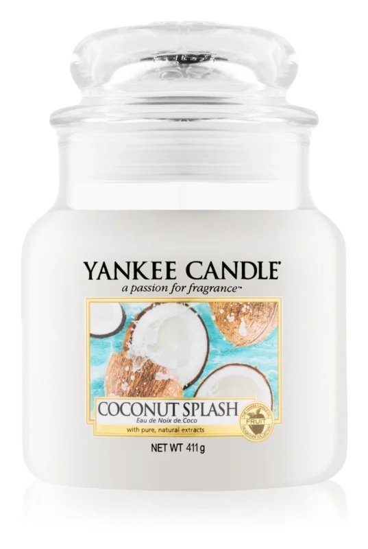 

Yankee Candle Coconut Splash ароматизована свічка 411 гр Classic середня